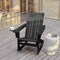 Flash Furniture Black Adirondack Rocking Chair with Cupholder LE-HMP-1045-31-BK-GG - alternate 5